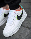 Air Force 1 Branco/preto/verde - Edição Limitada - Lançamento