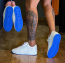 Tênis Balmain Branco/azul - Lançamento
