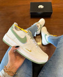 Air Force 1 Branco/verde - Lançamento