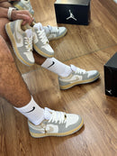 AJ1 Low Branco/Cinza