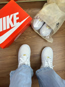 AF1 Luxo Infantil Branco/prata - Lançamento