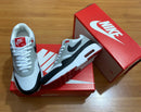Air Max 1 Branco/vermelho - Lançamento