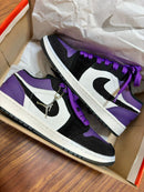 AJ1 Low Roxo/branco/preto - Lançamento