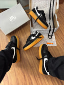 Air Force 1 Luxo Preto/Cinza/Branco - Lançamento