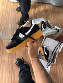 Air Force 1 Luxo Preto/Cinza/Branco - Lançamento