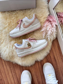 Air Force 1 Bege/Rosa - Lançamento