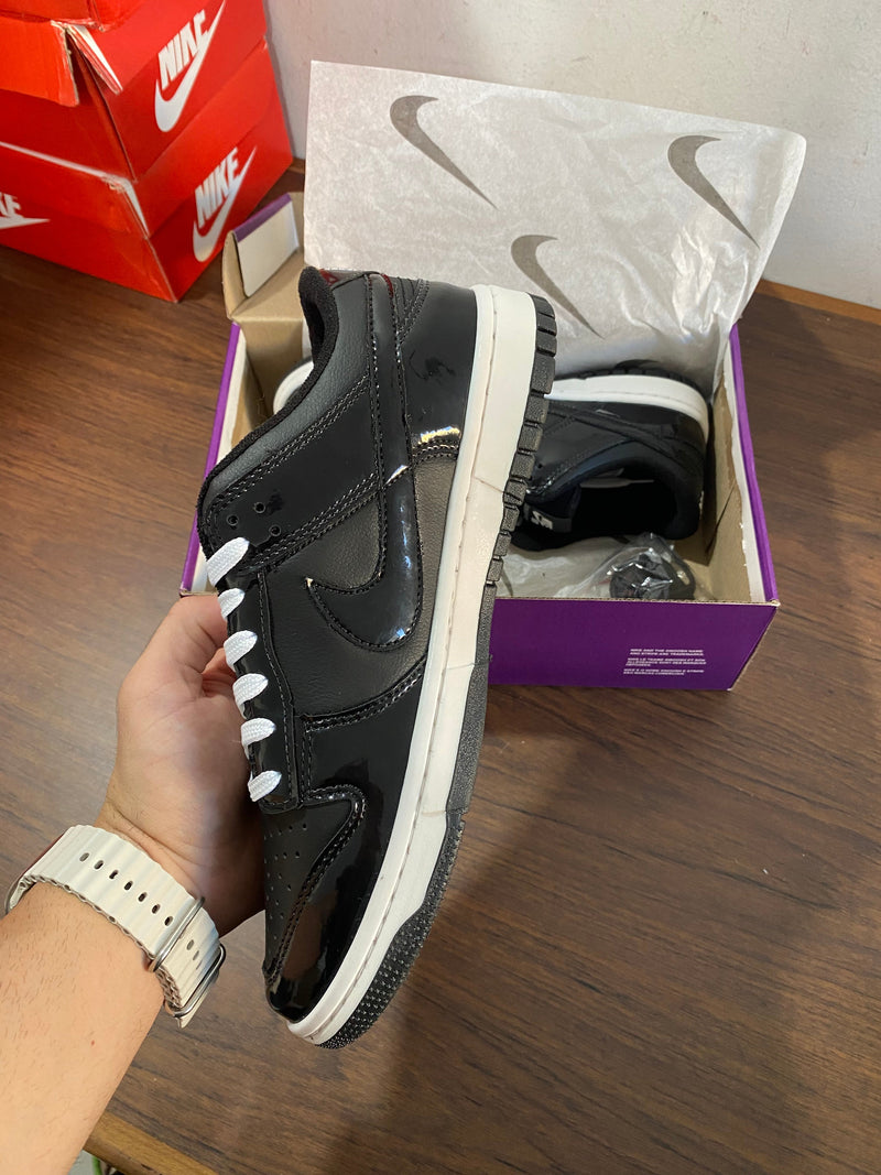 Dunk Low Preto Brilhante - Lançamento