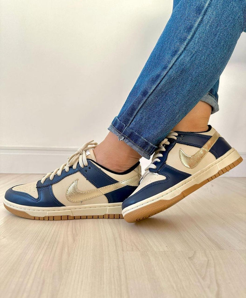 Dunk Low Azul marinho/brilhante - Lançamento
