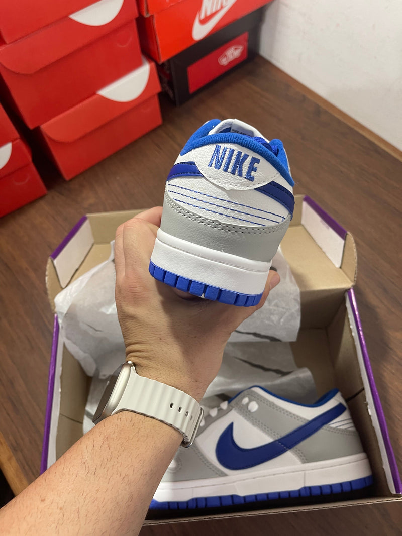 Dunk Low Branco/azul - Lançamento