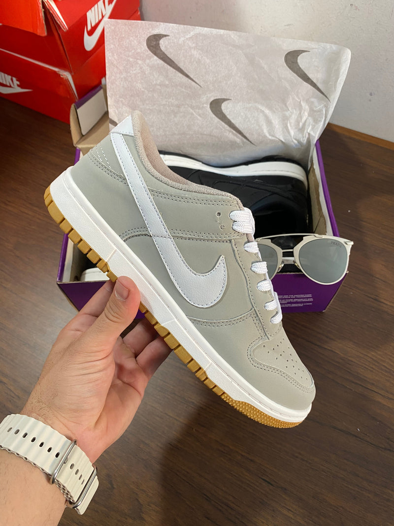 Dunk Low Cinza/branco - Lançamento