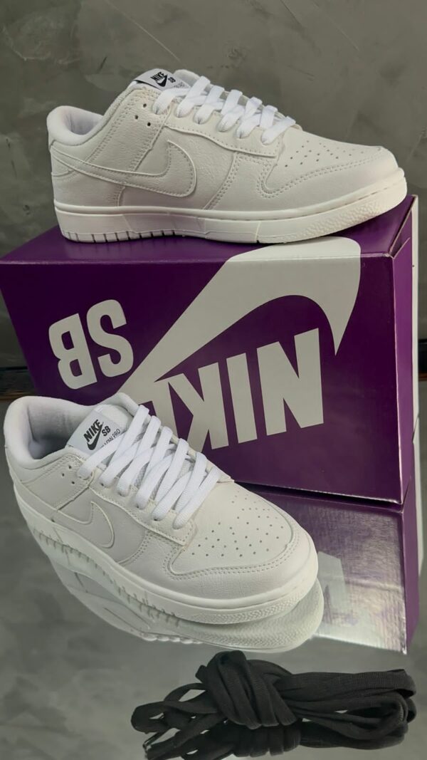 Dunk Low All White - Super Premium - Lançamento