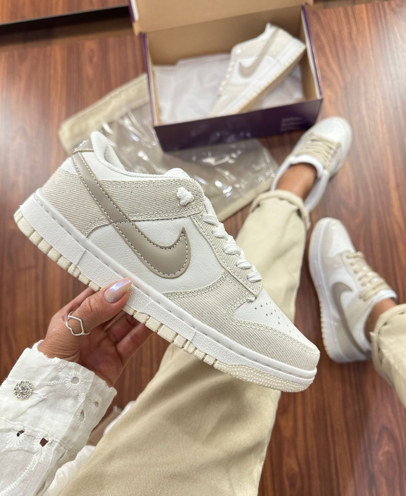 Dunk Low Bege Tecido - Lançamento
