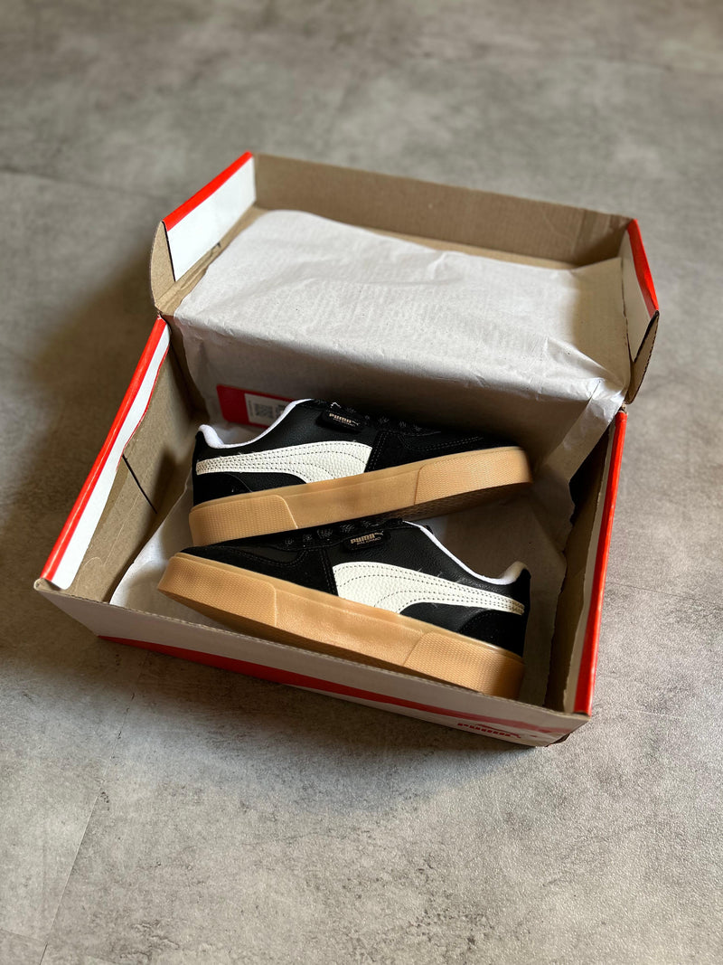 Puma Palermo Preto/branco/caramelo - Lançamento