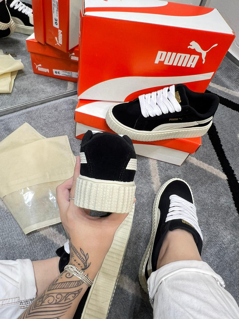 Puma Soft Preto/branco [Super leve] + Saquinho Personalizado - Lançamento