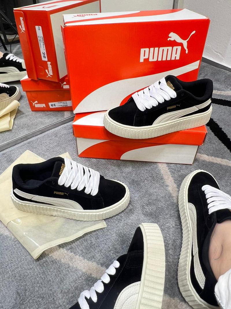 Puma Soft Preto/branco [Super leve] + Saquinho Personalizado - Lançamento