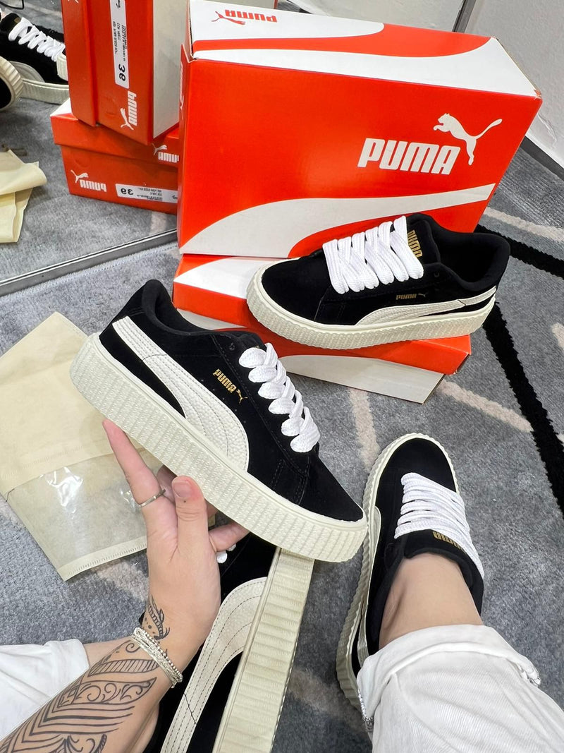 Puma Soft Preto/branco [Super leve] + Saquinho Personalizado - Lançamento