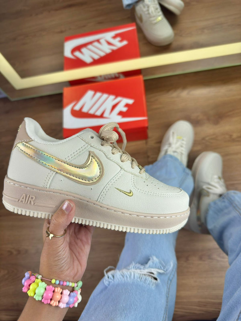 AF1 Luxo Infantil Rose/gold - Lançamento