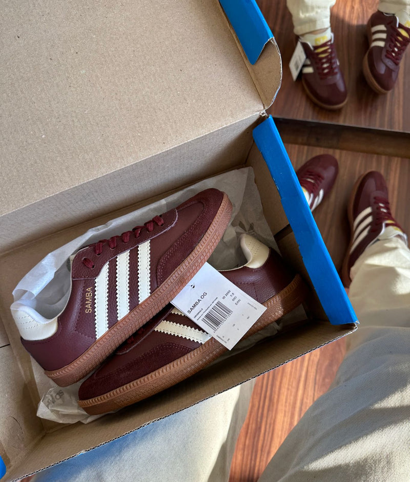 Adidas Samba Bordô - Lançamento