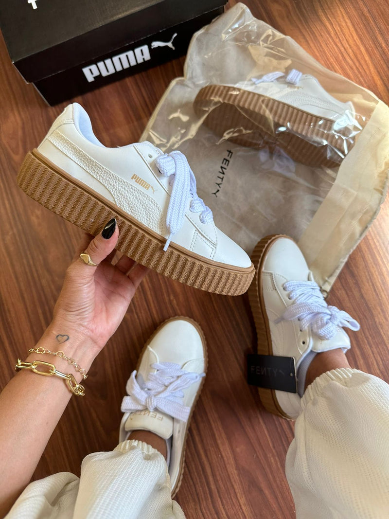 Puma Fenty Branco/crepe - Lançamento