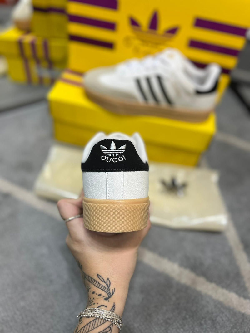 Samba Collab Gucci Retrô Branco/verde/preto - Lançamento