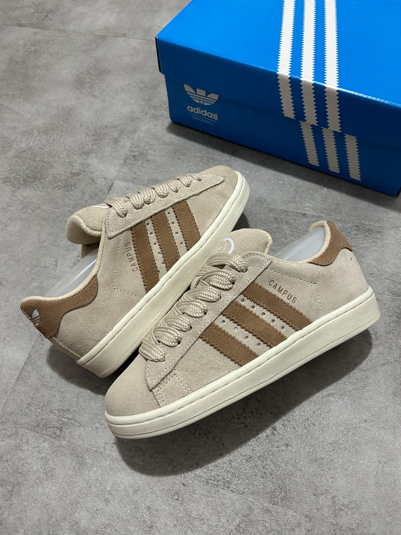 Adidas Campus Off-White/marrom - Lançamento