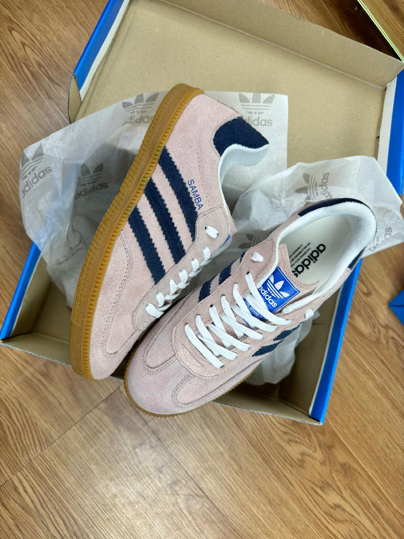 Adidas Samba Rosa/marinho - Lançamento