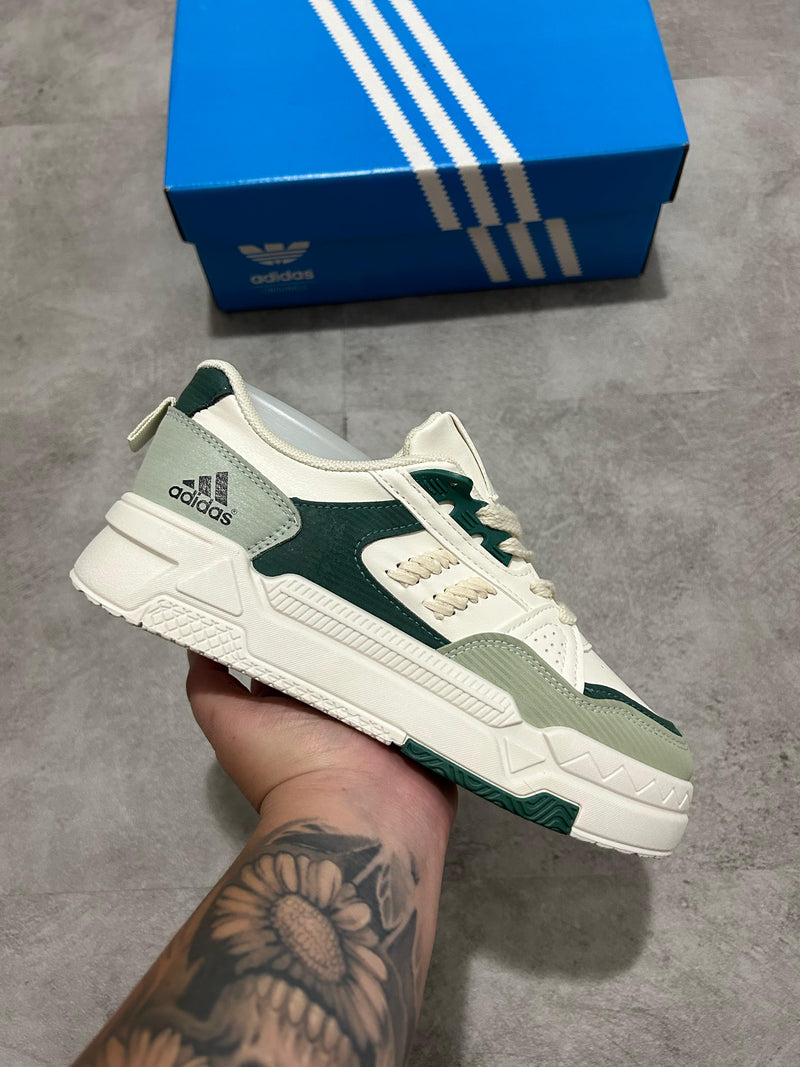 Adidas Trenza Importado Branco/verde - Lançamento