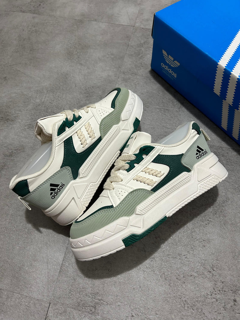 Adidas Trenza Importado Branco/verde - Lançamento