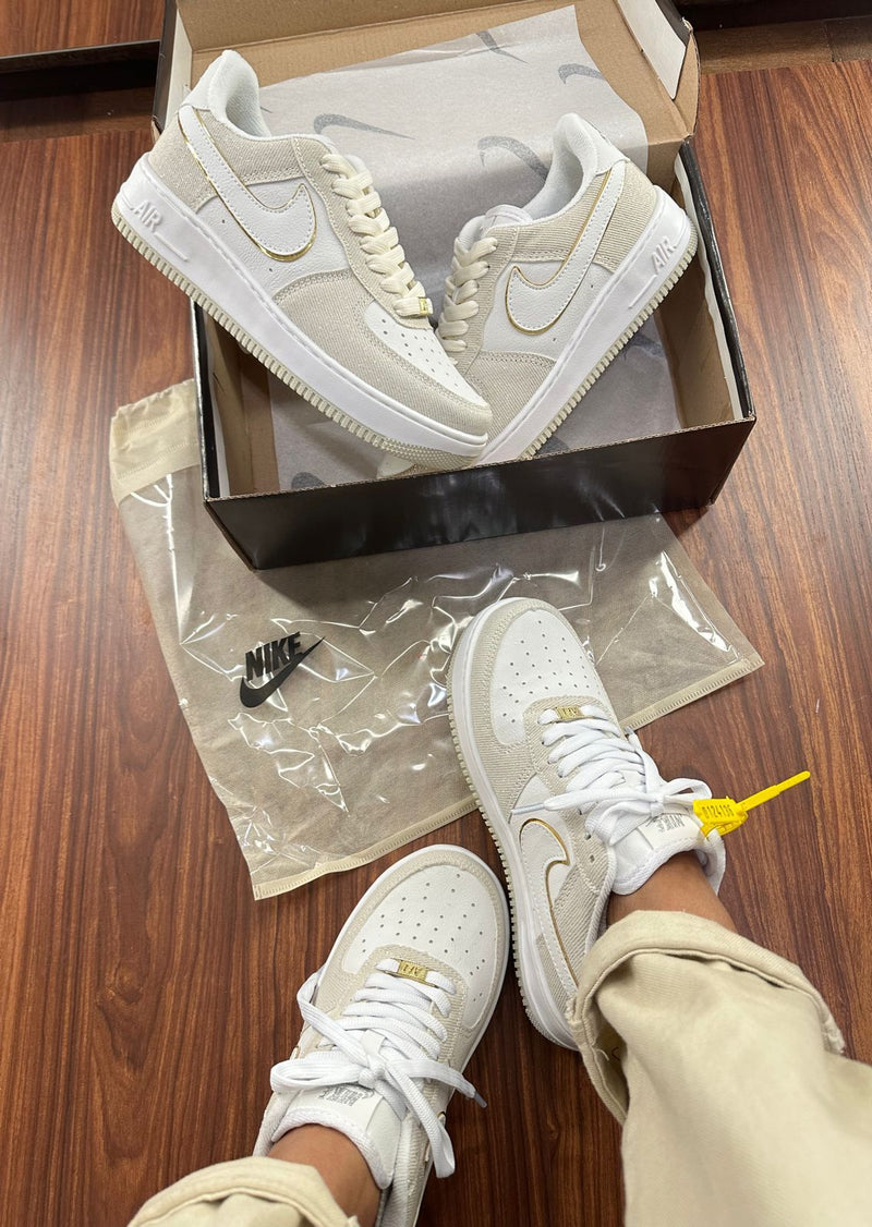 AF1 Tecido Luxo + Saquinho personalizado + 02 Pares de Cadarço - Lançamento