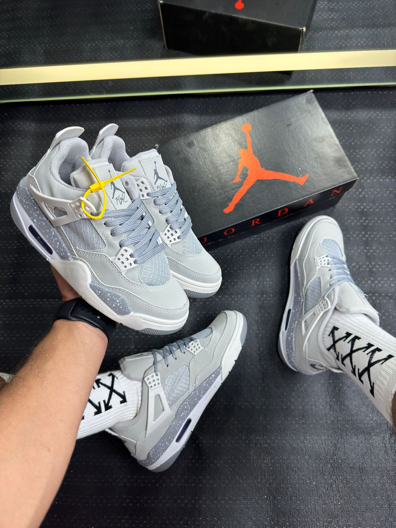 AJ4 High Cinza - Lançamento