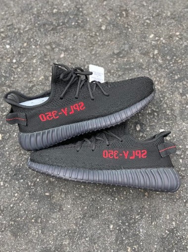 Adidas Yeezy 350 Preto/vermelho Importado - Lançamento