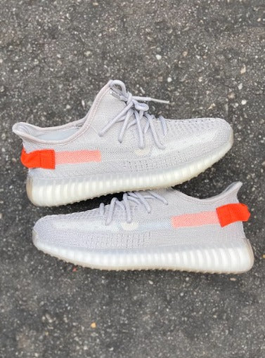 Adidas Yeezy 350 Luxo Cinza/laranja Importado - Lançamento
