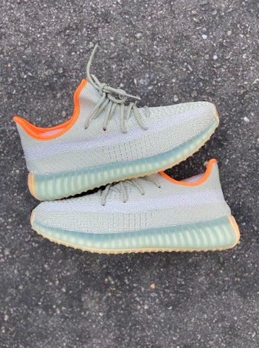 Adidas Yeezy 350 Luxo Cinza/laranja Importado - Lançamento