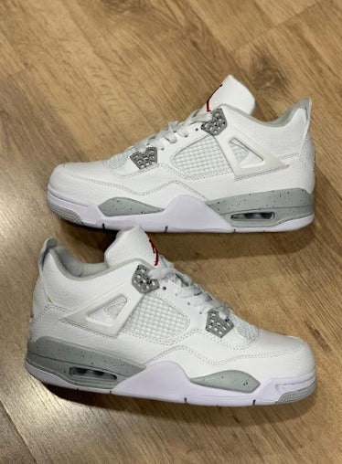 Jordan 4  Branco/cinza Importado - Lançamento