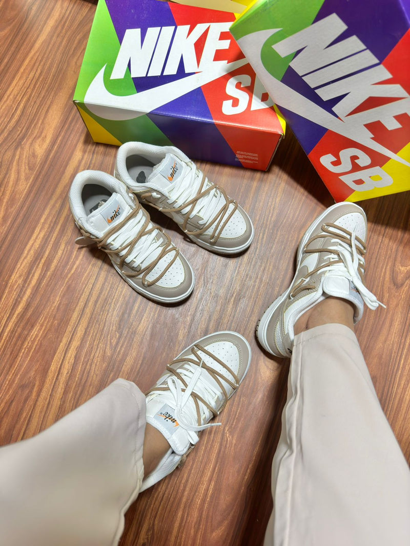 Dunk Low Pro OF 50 Off-white/nude - Lançamento