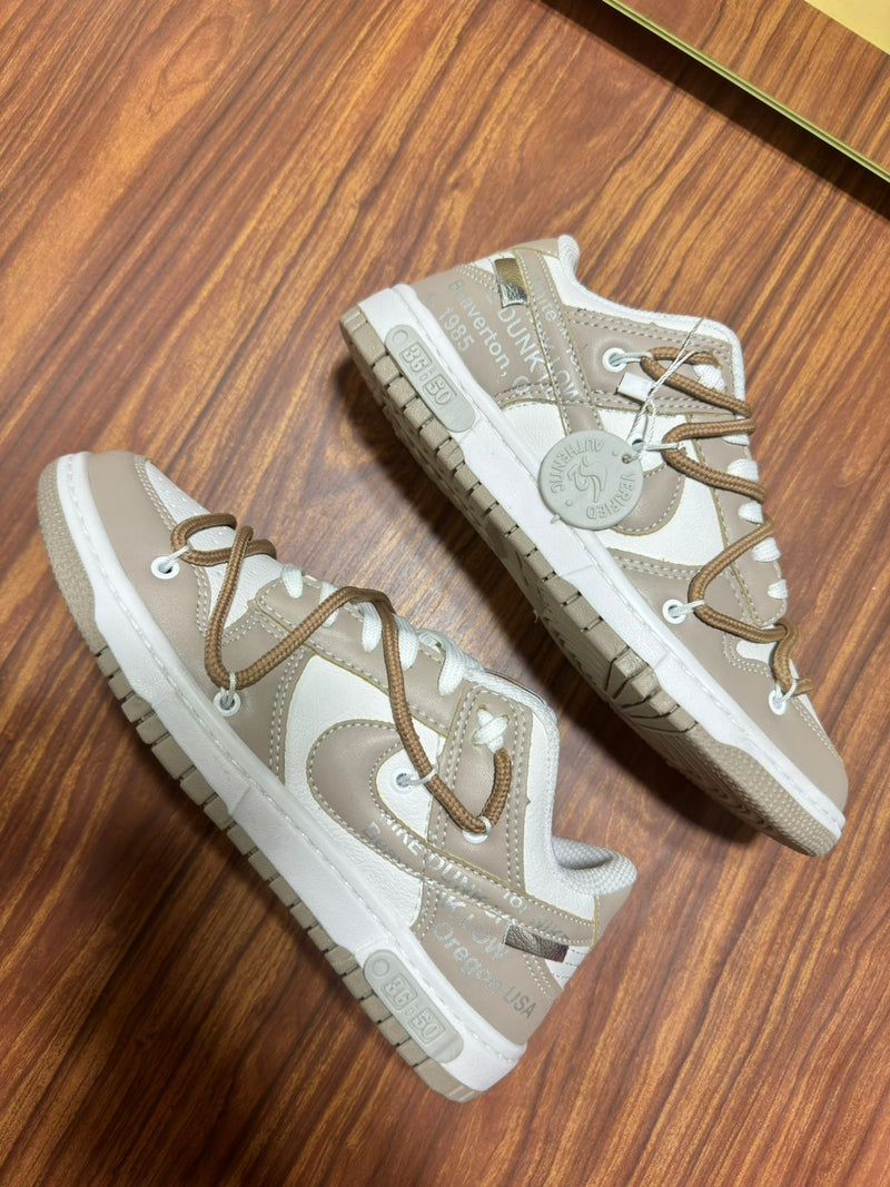 Dunk Low Pro OF 50 Off-white/nude - Lançamento