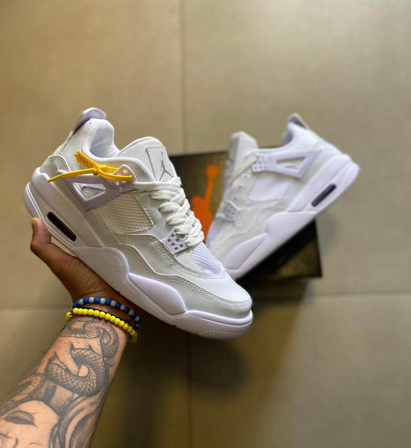 AJ4 High Branco - Lançamento